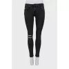 Джинси skinny fit декоровані вишивкою