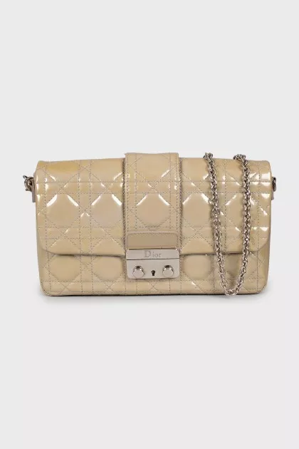 Лакова сумка зі шкіри Miss Dior