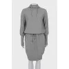 Cashmere dress with pockets