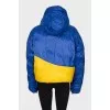 Двосторонній укорочений пуховик