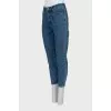 Джинси tapered fit на високій посадці