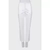 Білі штани straight fit