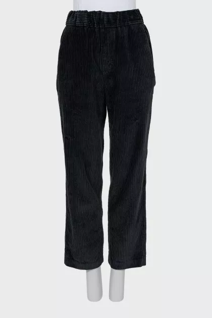 Вельветові штани straight fit