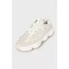 Сірі кросівки Yeezy 500 з биркою