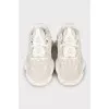 Сірі кросівки Yeezy 500 з биркою