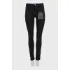 Джинси skinny fit з биркою