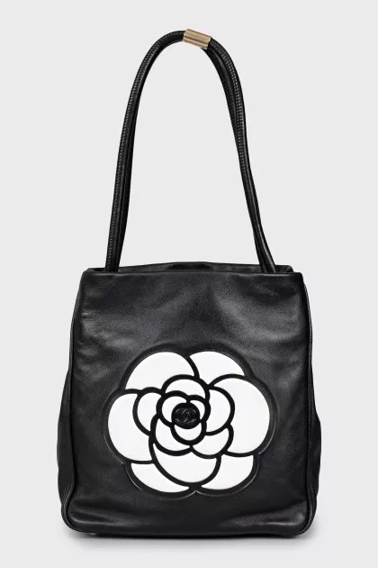 Шкіряна сумка Camellia