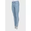 Джинси skinny fit блакитного кольору