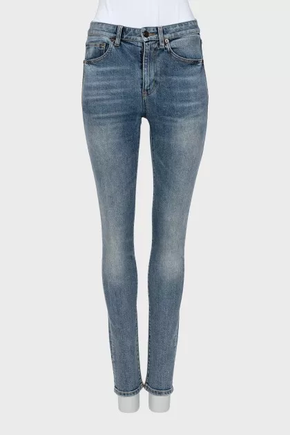 Сині джинси skinny fit