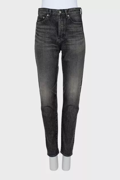 Сірі джинси tapered fit