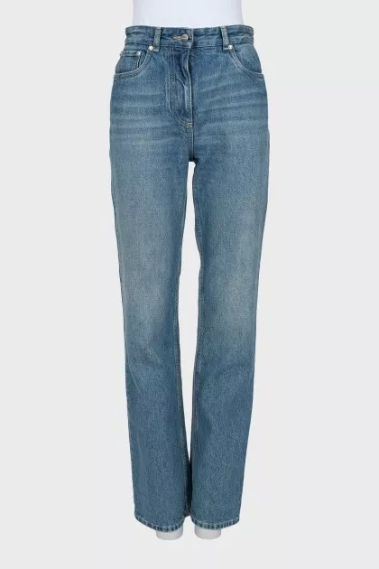 Джинси straight fit з биркою