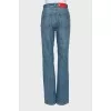 Джинси straight fit з биркою