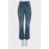 Джинсы straight fit с рельефным швом