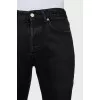 Чоловічі чорні джинси regular fit