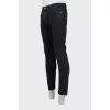 Чоловічі чорні джинси regular fit