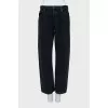 Джинси straight fit чорного кольору