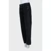 Джинси straight fit чорного кольору