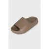Коричневі шльопанці Yeezy Slide