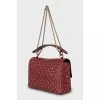 Червона сумка Rockstud Spike