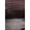 Сумка из текстиля и кожи