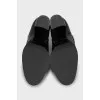 Ботильоны из мягкой кожи на каблуке 