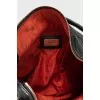 Leather hobo bag with belt