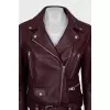 Dark red jacket with tag