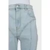 Комбіновані джинси skinny fit