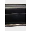 Brown wallet with signature print