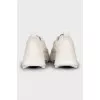 White leather sneakers