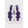 White leather sneakers
