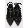 Балетки зі шкіри Rockstud