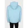 Чоловічий худий oversize блакитного кольору