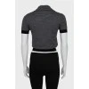 Striped wool t-shirt