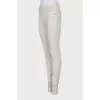 Джинсы белого цвета skinny fit