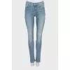 Straight fit jeans in light blue