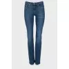 Dark blue mid-rise jeans