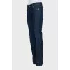 Джинсы regular fit синего цвета