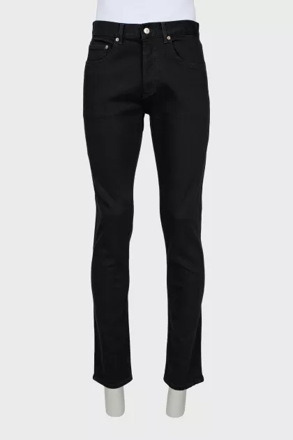 Мужские джинсы skinny fit на пуговицах