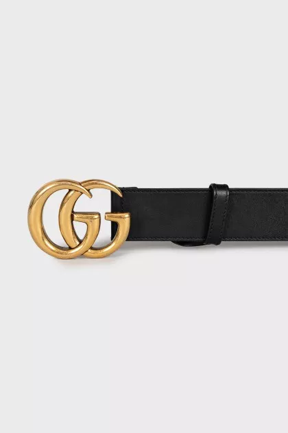 Ремень GG Marmont из кожи