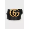 Ремень GG Marmont из кожи