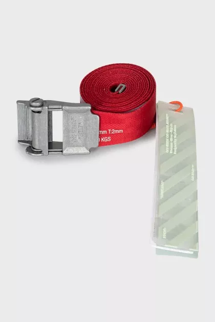 Belt with branded print
