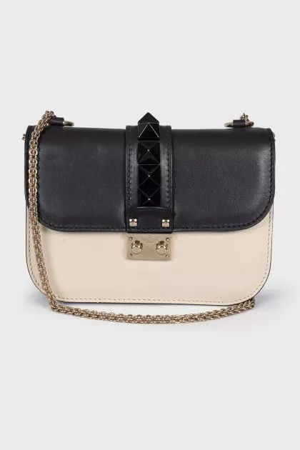 Сумка Rockstud Glam Lock из кожи