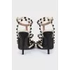 Слингбэки Rockstud из кожи