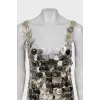 Платье by H&M x Paco Rabanne