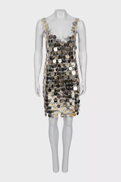 Платье by H&M x Paco Rabanne