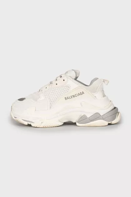 Кожаные кроссовки Triple S