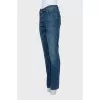 Джинси tapered fit синього кольору