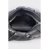 Black leather clutch