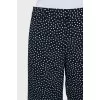 Blue Polka Dot Trousers